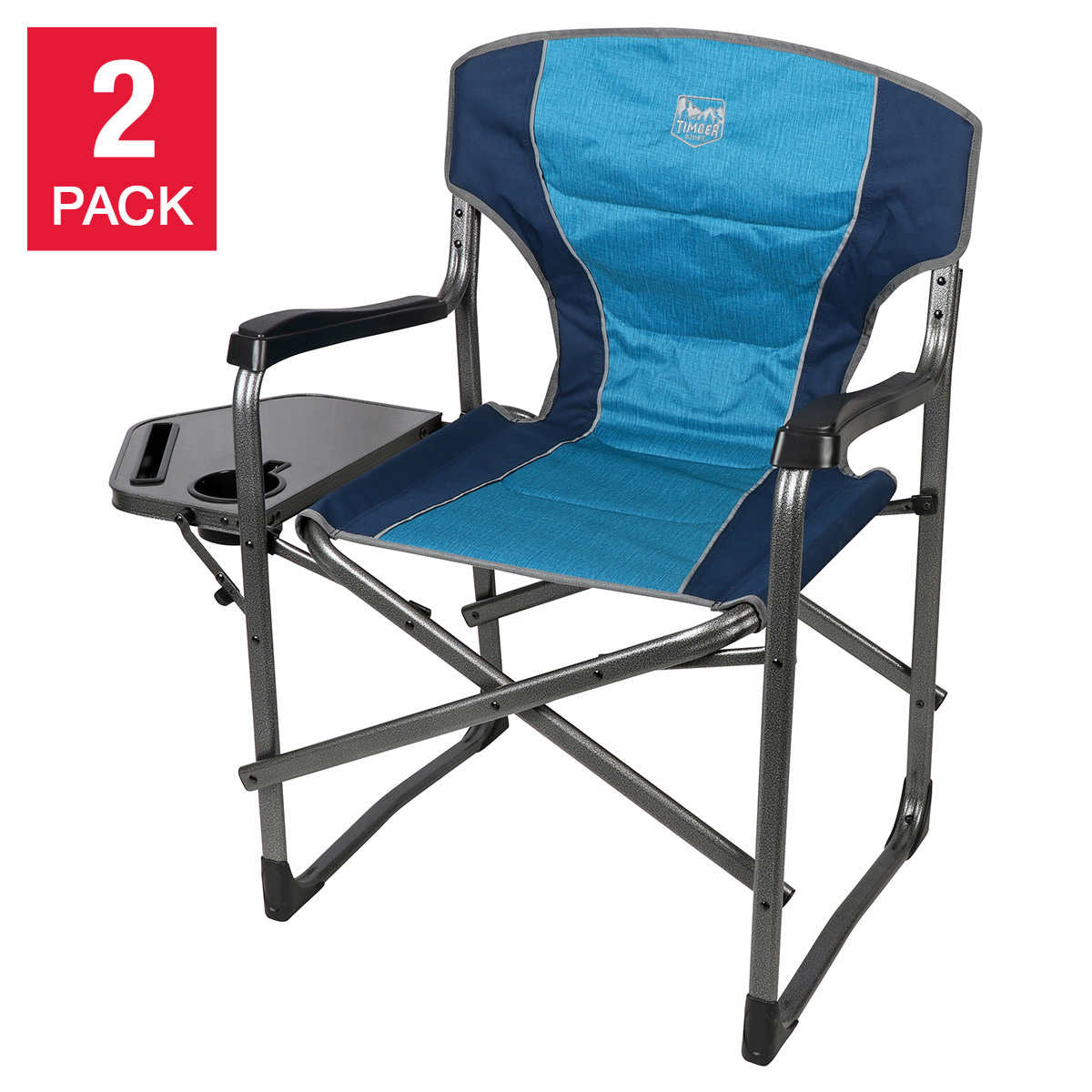 Timber Ridge Ergo Frame Directors Outdoor Chair 2 Pack Costco