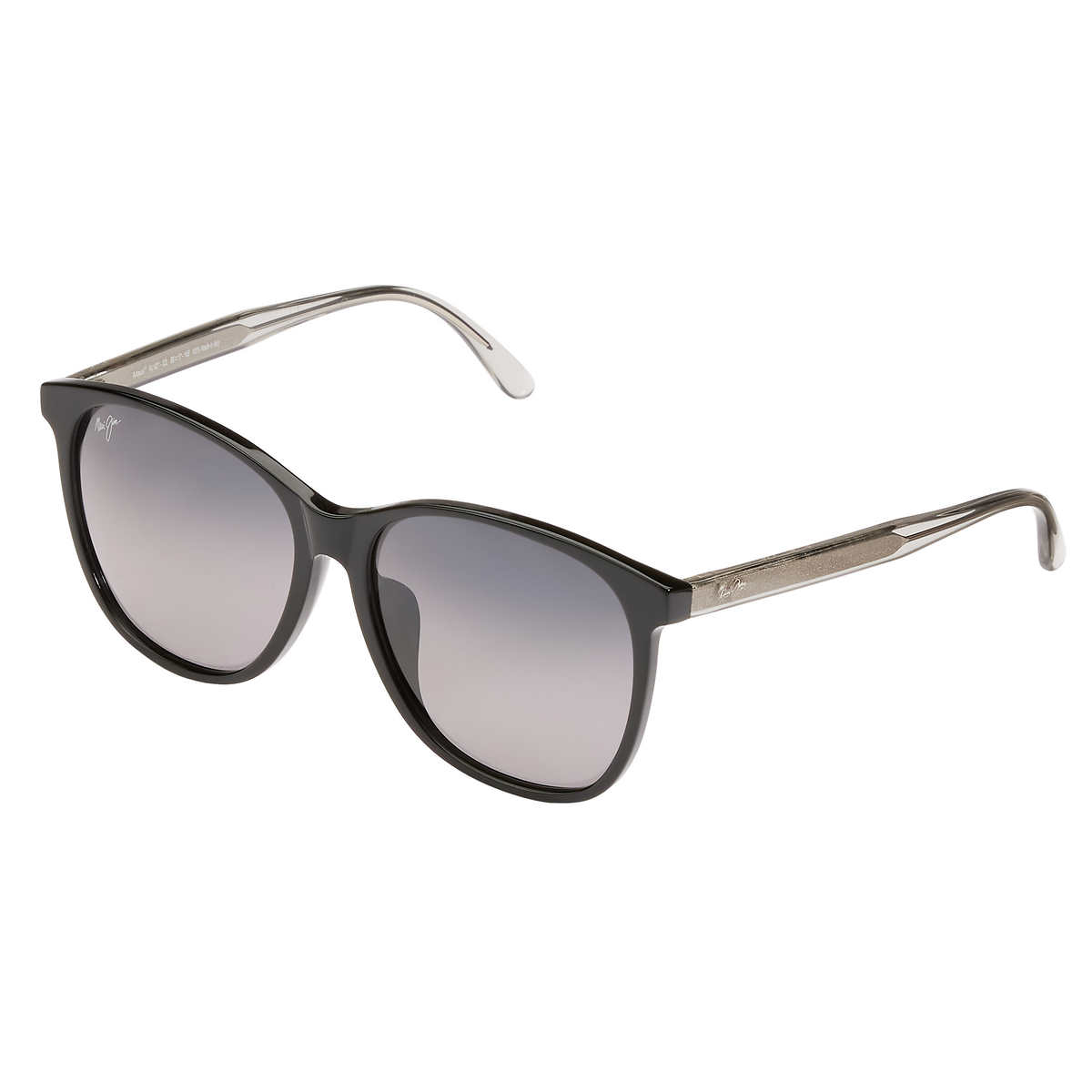 Maui Jim Isola GS821-02L Black with Translucent Light Grey Temples