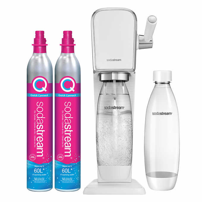SodaStream Art Sparkling Water Maker + Quick Connect Cylinder