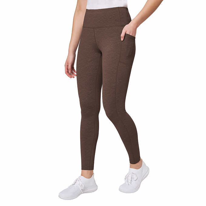 Fila Women's Cotton Tight Activewear Yoga Pants Color Grey Size