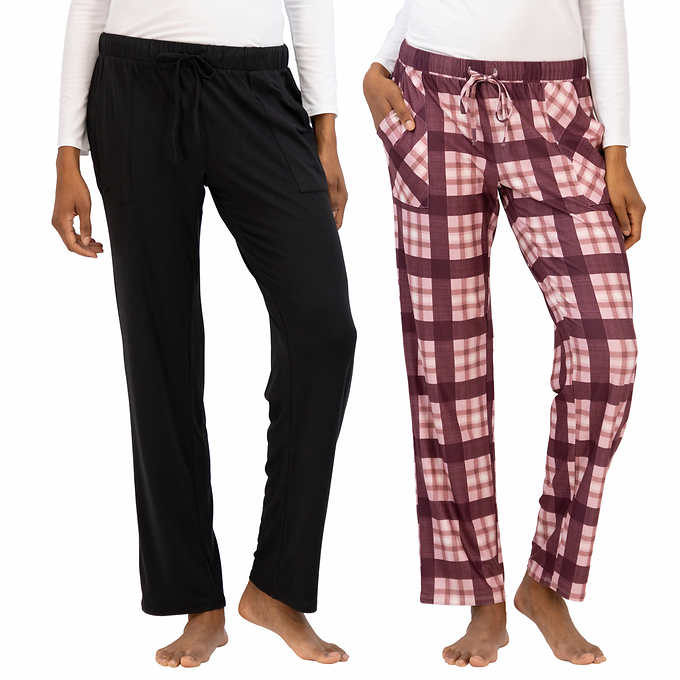 Lucky Brand Women's Pajama Set - 3 Piece Long Sleeve Sleep Shirt
