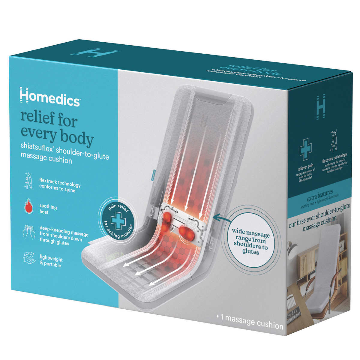 Homedics Shiatsu Full Body Flex Massage Cushion