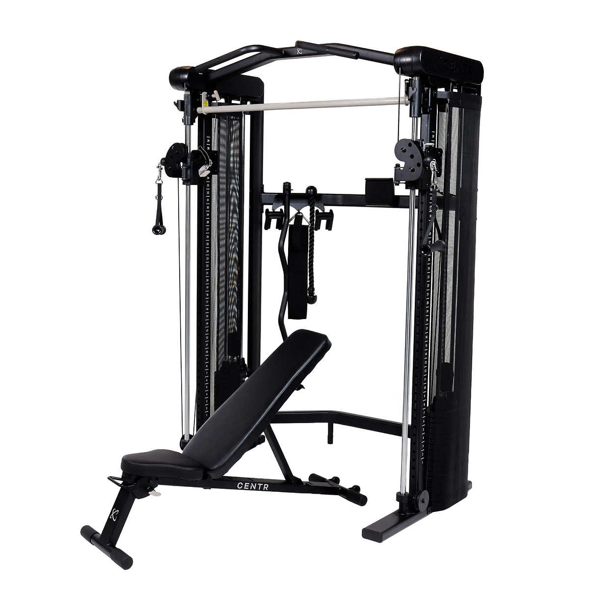 Inspire Fitness SF3 Smith Functional Trainer with Folding Bench and 1 Year Inspire  Fitness App Subscription Included