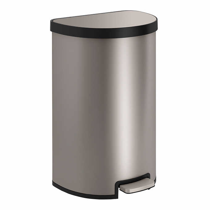 13-gallon Premium Stainless Steel Trash Can