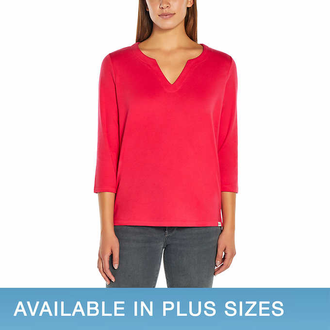 Orvis Womens Button Down Long Sleeve Linen Blend Top Shirt | J22