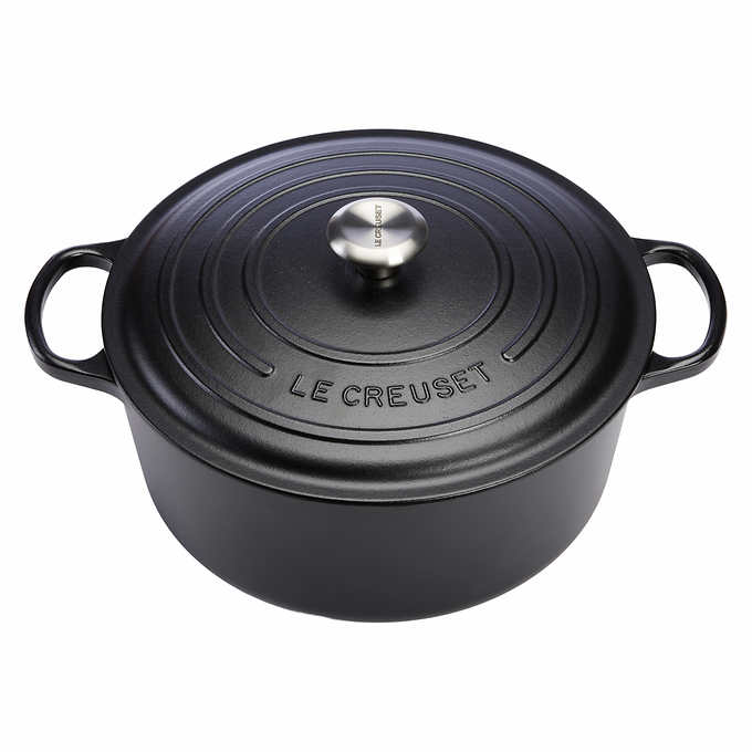 Le Creuset 9-Quart Signature Cast Iron Round Dutch Oven - White