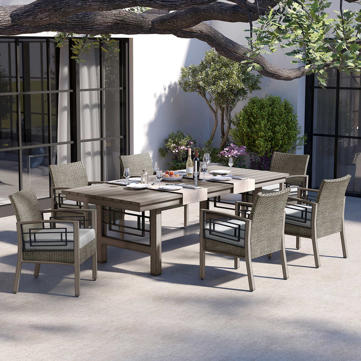 Belmont 7-piece Outdoor Patio Seating Set