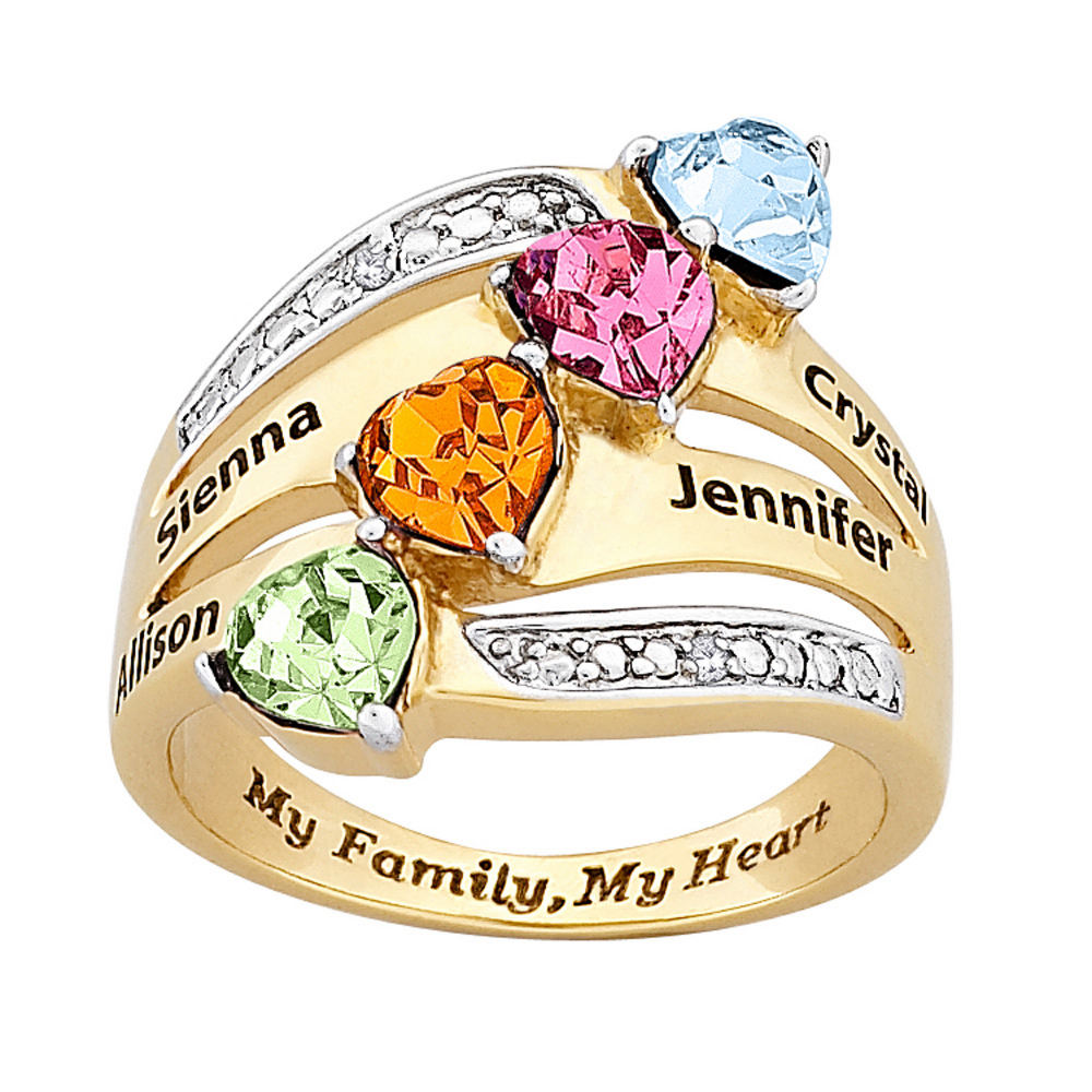 My family my on sale heart ring