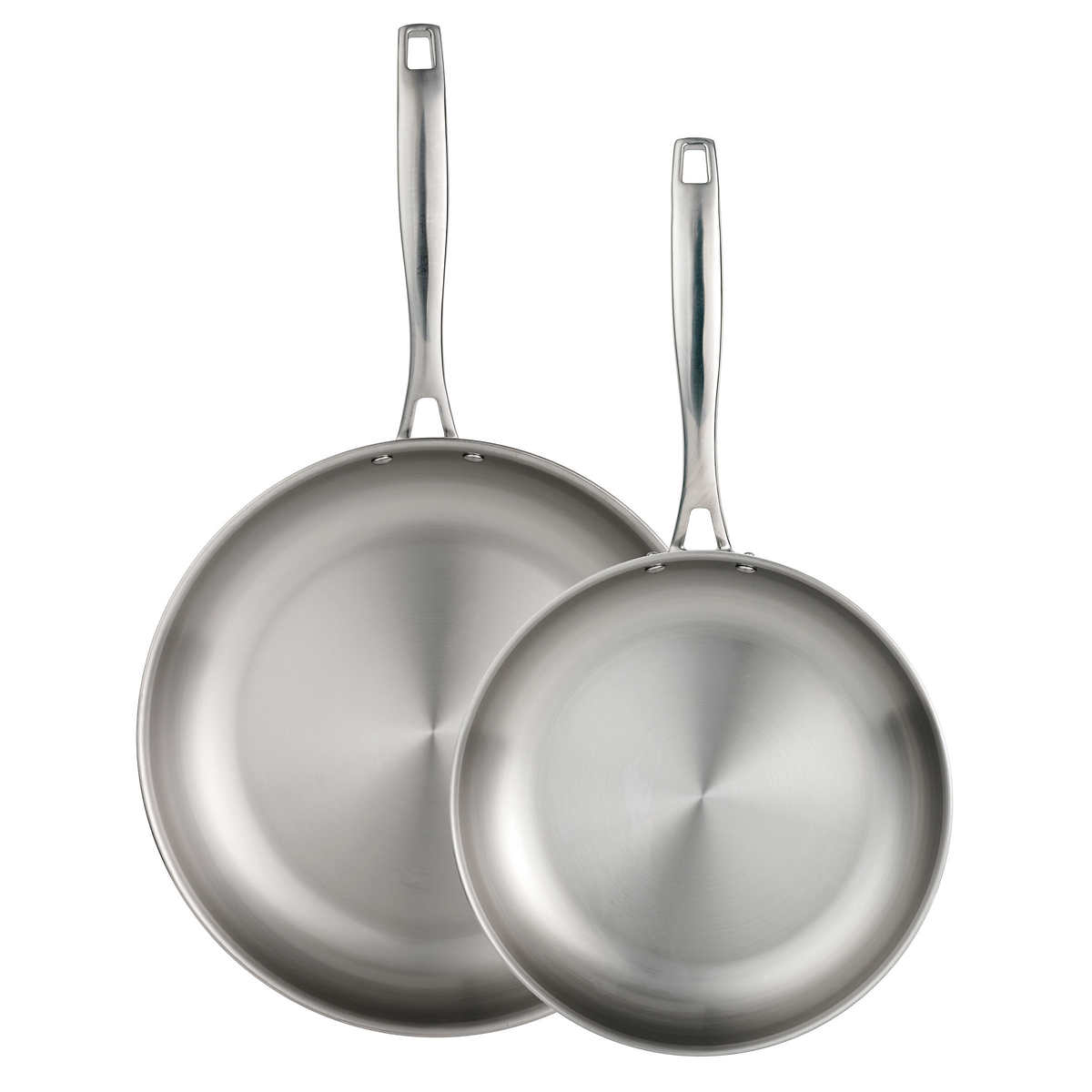 Tramontina Tri-Ply Clad Stainless Steel Fry Pan Set, 2-piece