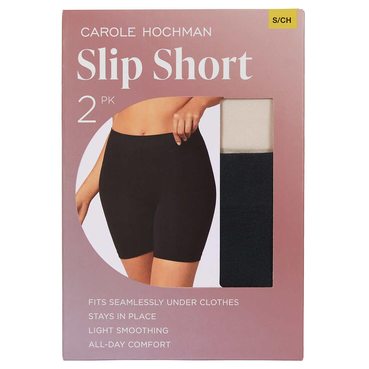 Carole Hochman 2 Pack Seamless Comfort Bra Black & Nude or White & Gray