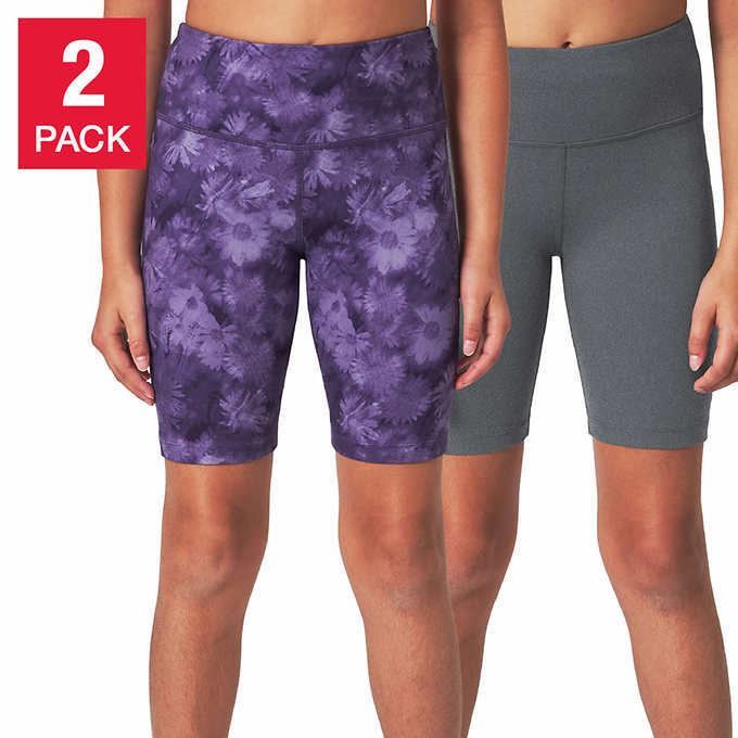 Buy Star Ride 3-Pack Girls Athletic Shorts, Bike Shorts, Workout Clothes  for Girls (Pink-Aqua-Grey, 10-12) at