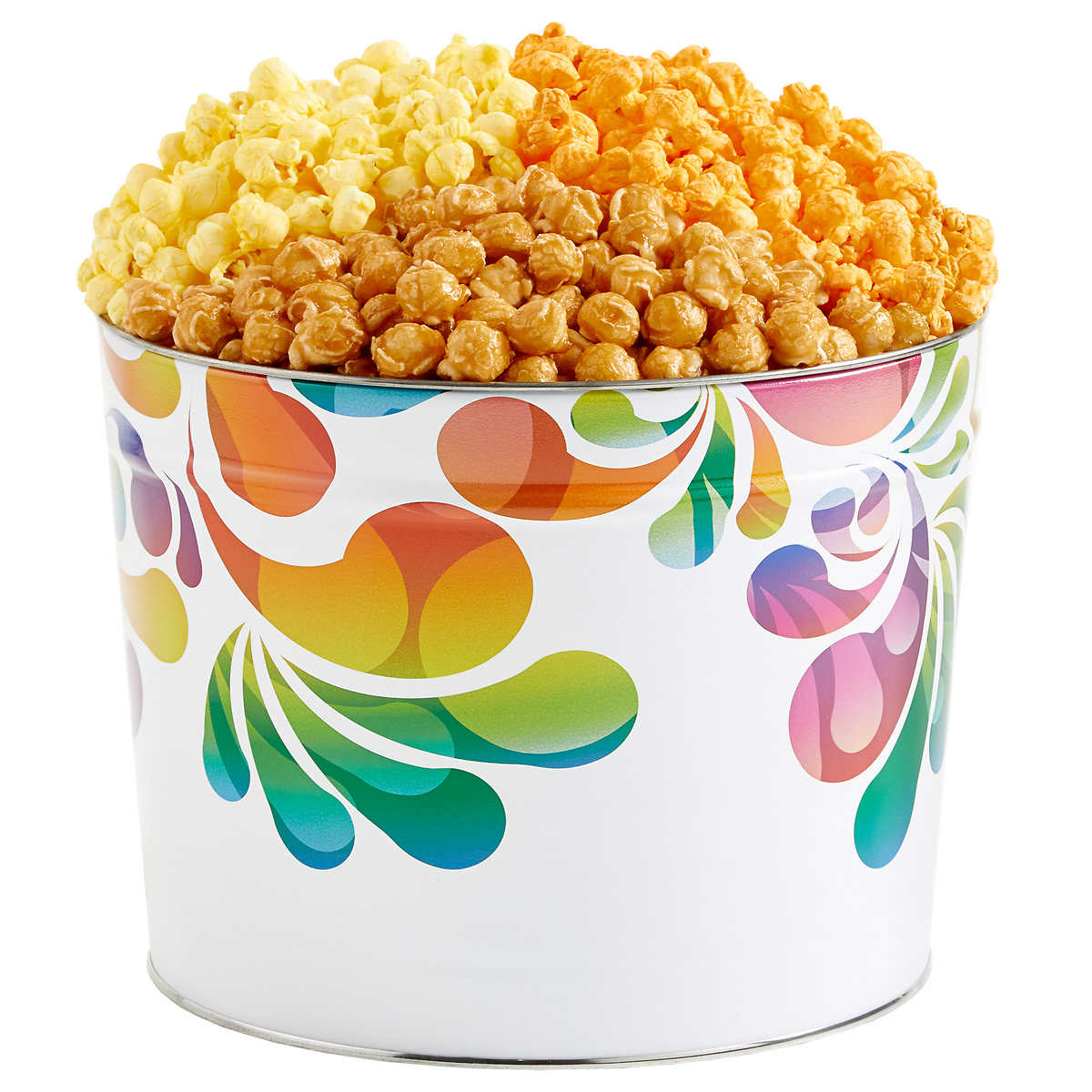The Popcorn Factory Easter Rainbow Fusion Tin, 2 Gallon