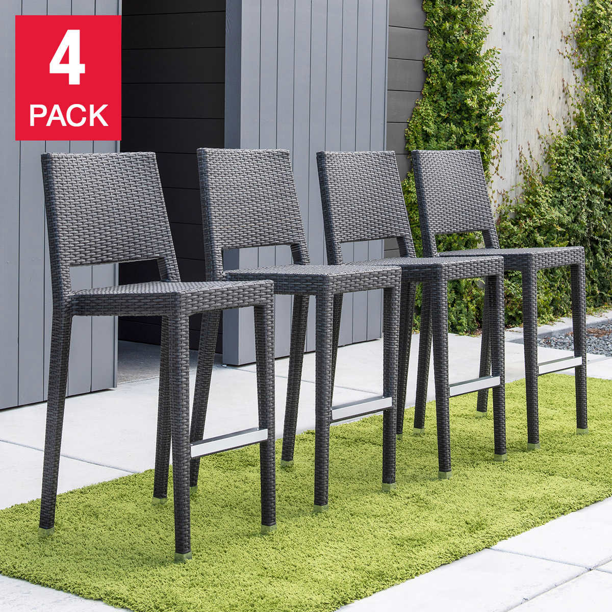 Niko 4 Pack Patio Barstools Costco