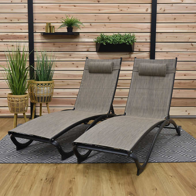 Glendale Set Of 2 4 Position Loungers