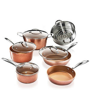 Gotham Steel Hammered Copper 3-Pc. Nonstick Fry Pan Set, Color