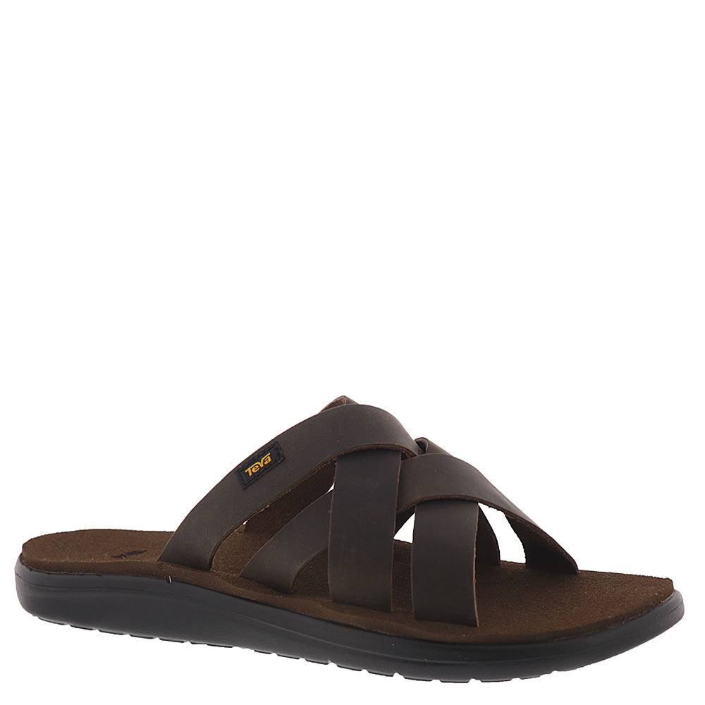 Teva voya hot sale slide leather