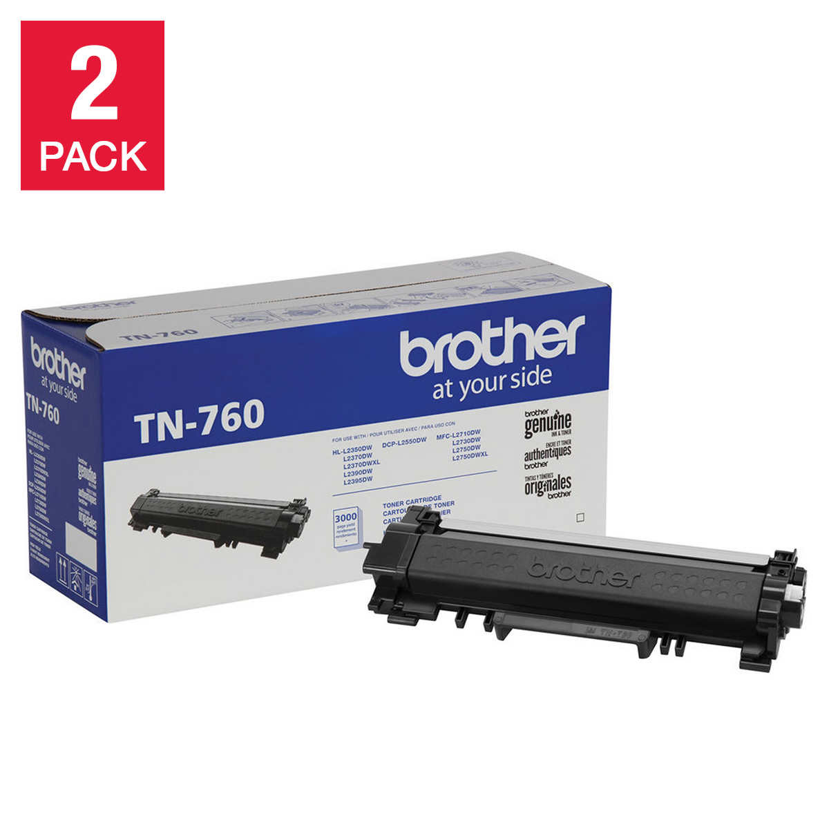 GCP Products GCP-923-698093 5X Compatible For Brother Tn760 Toner
