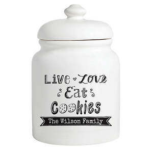 Personalized Cookie Jar - COOKIES