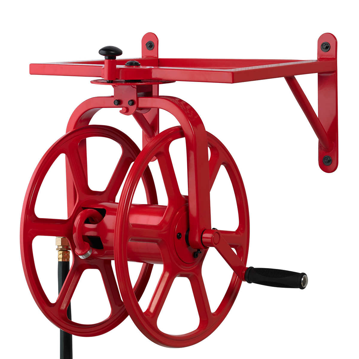 Installing your Liberty Garden Wall Mounted Hose Reel is easy for anyone --  even for only one person. Watch our video to learn how to install your  Model