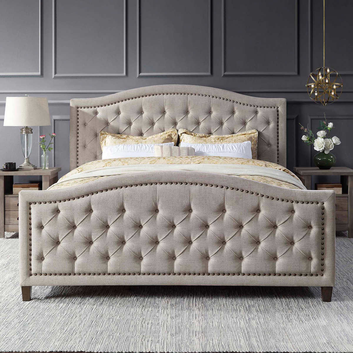Thomasville Fully Upholstered King Bed