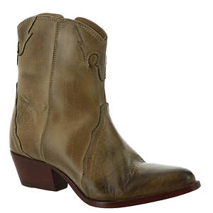 Free People New Frontier Leather Western Boot - Women's Shoes in Bone