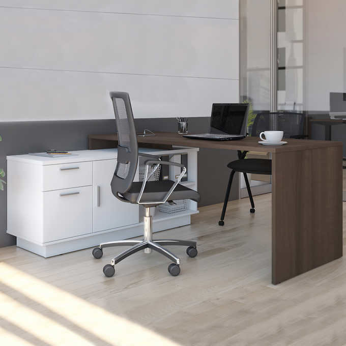 Bestar Equinox Executive L-shape Desk | Costco