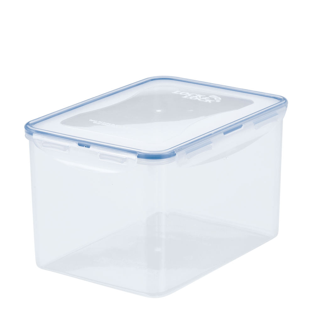 Large Stainless Steel Airtight Rectangular Freezer Storage Container - 3.8 L / 0.83 Gal