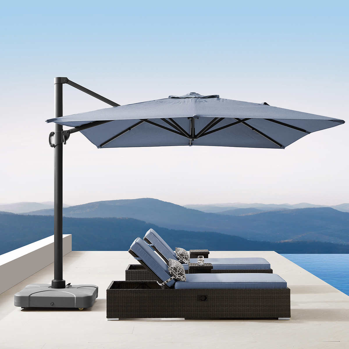 Niko 3 M 4 M 9 85 Ft 13 12 Ft Patio Resort Umbrella