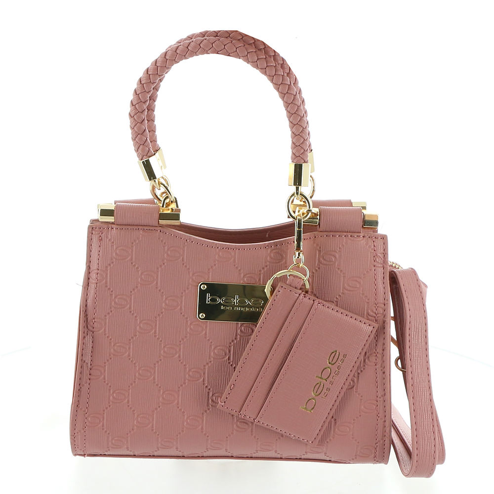 Bebe Natalie Micro Embossed Shopper Color Out Of Stock Free Shipping At Shoemall Com