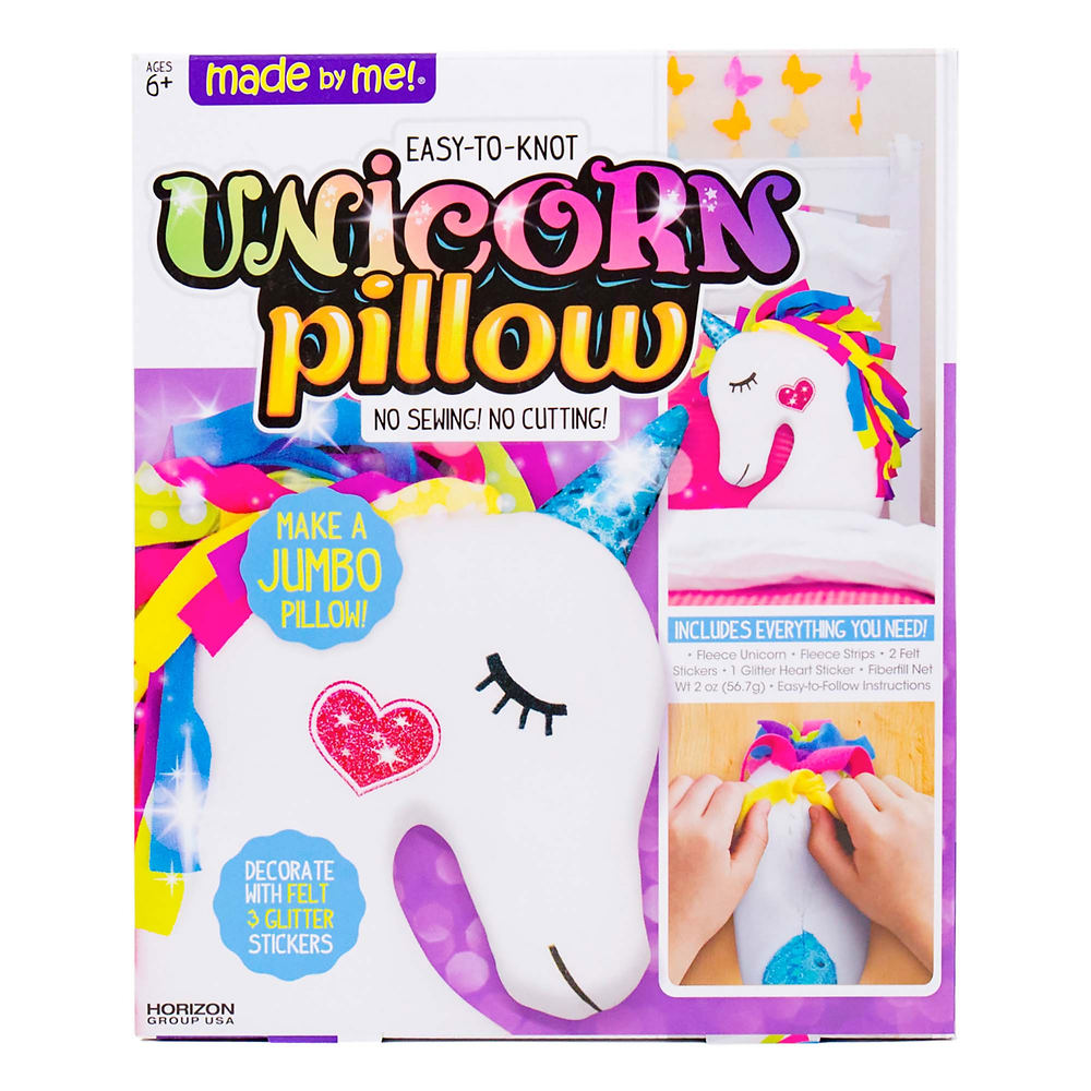 Made by Me Make Your Own Unicorn Pillow by Horizon Group USA, Unicorn Shaped DIY