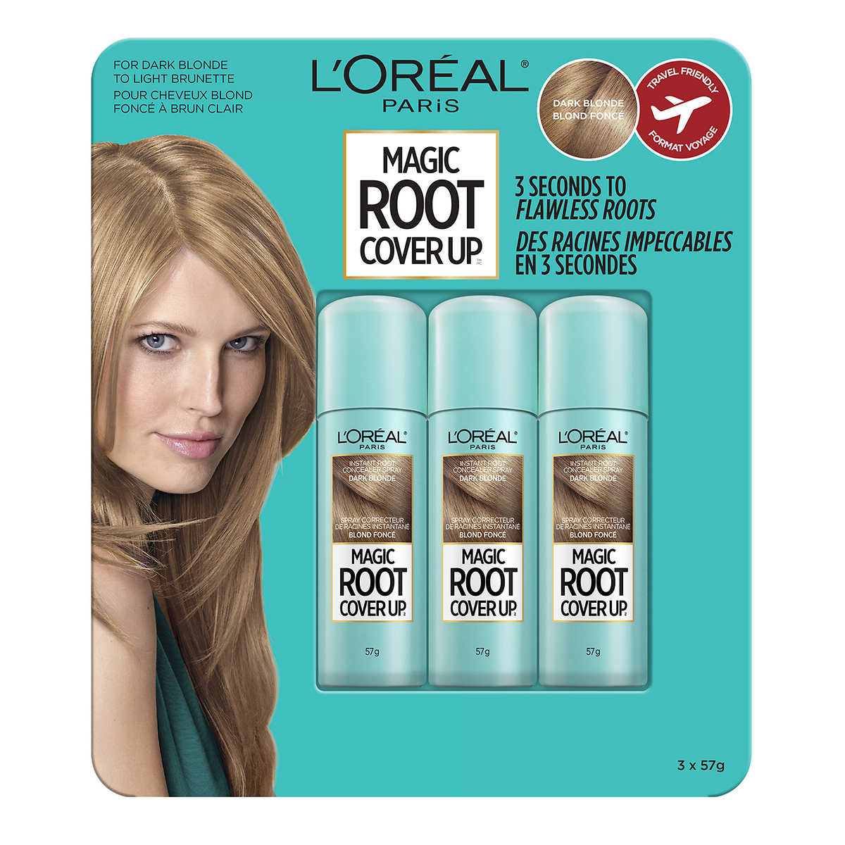 Image of Blonde shag with root touch-up