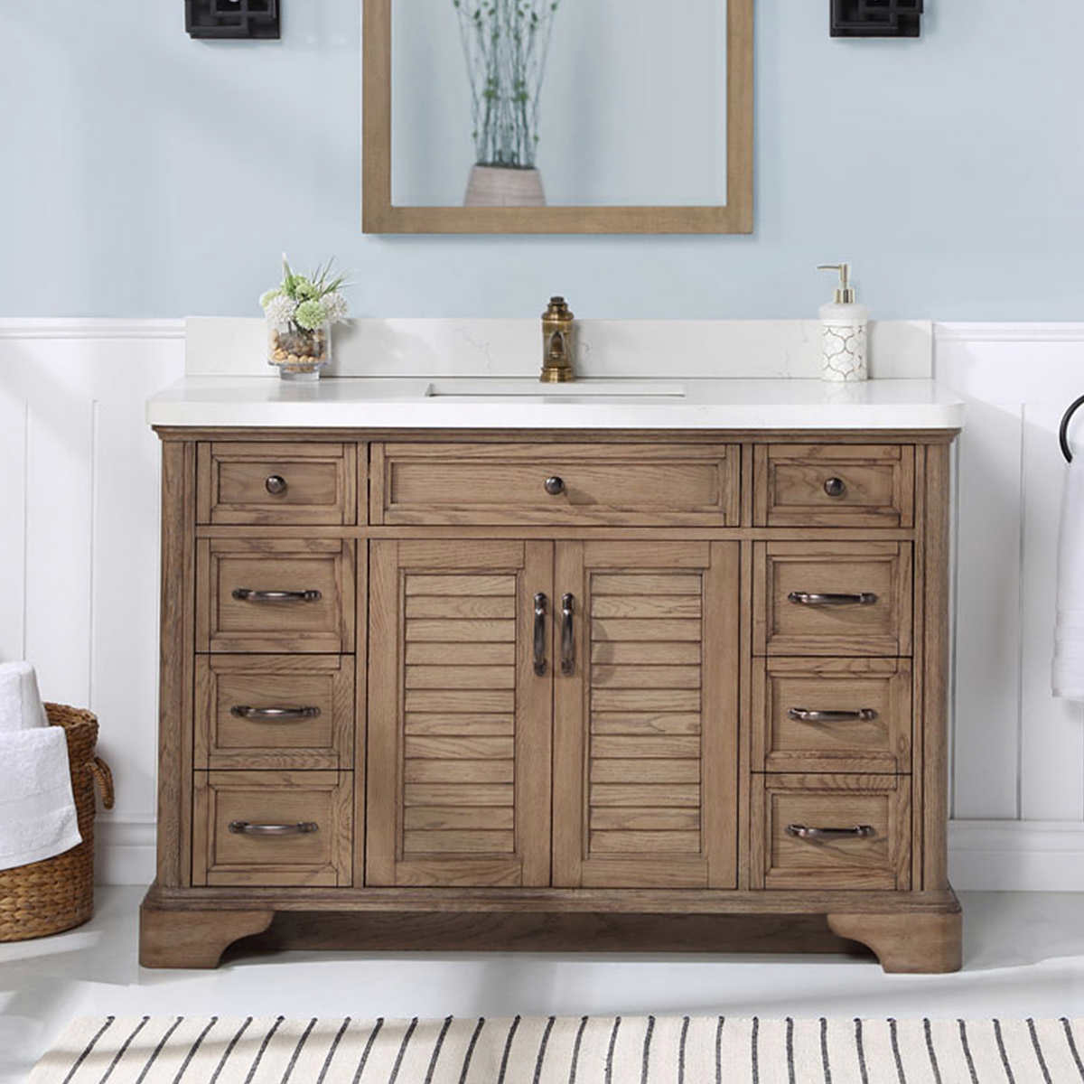 Northridge Home Augusta 48 In Vanity With Power Bar Costco