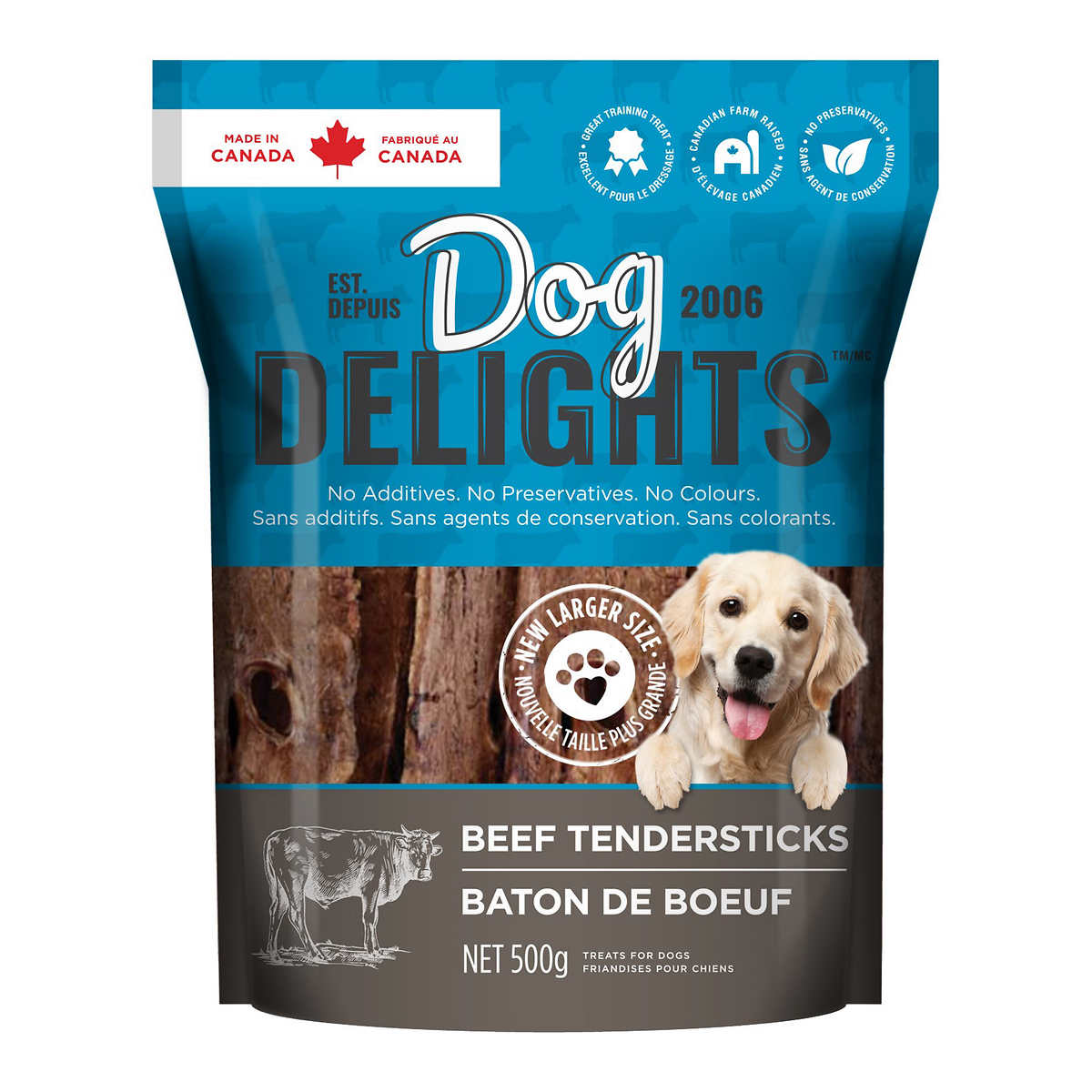 Dog Delights Beef Tendersticks Dog Treats