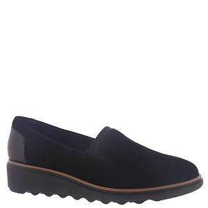 Clarks sharon best sale dolly black suede