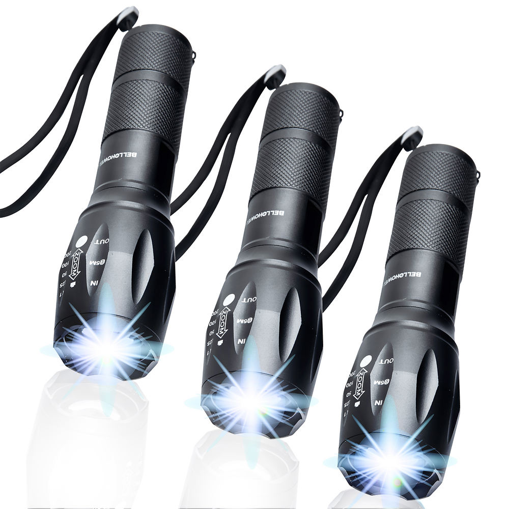 Bell + Howell Ultra Bright Taclight Mini Lanterns - 4 Pack, Black