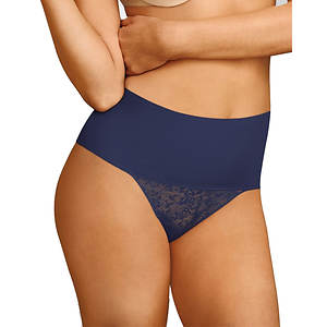 Maidenform Womens Tame Your Tummy SmoothTec High Waist Lace Brief