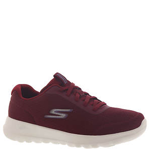 Burgundy skechers store go walk