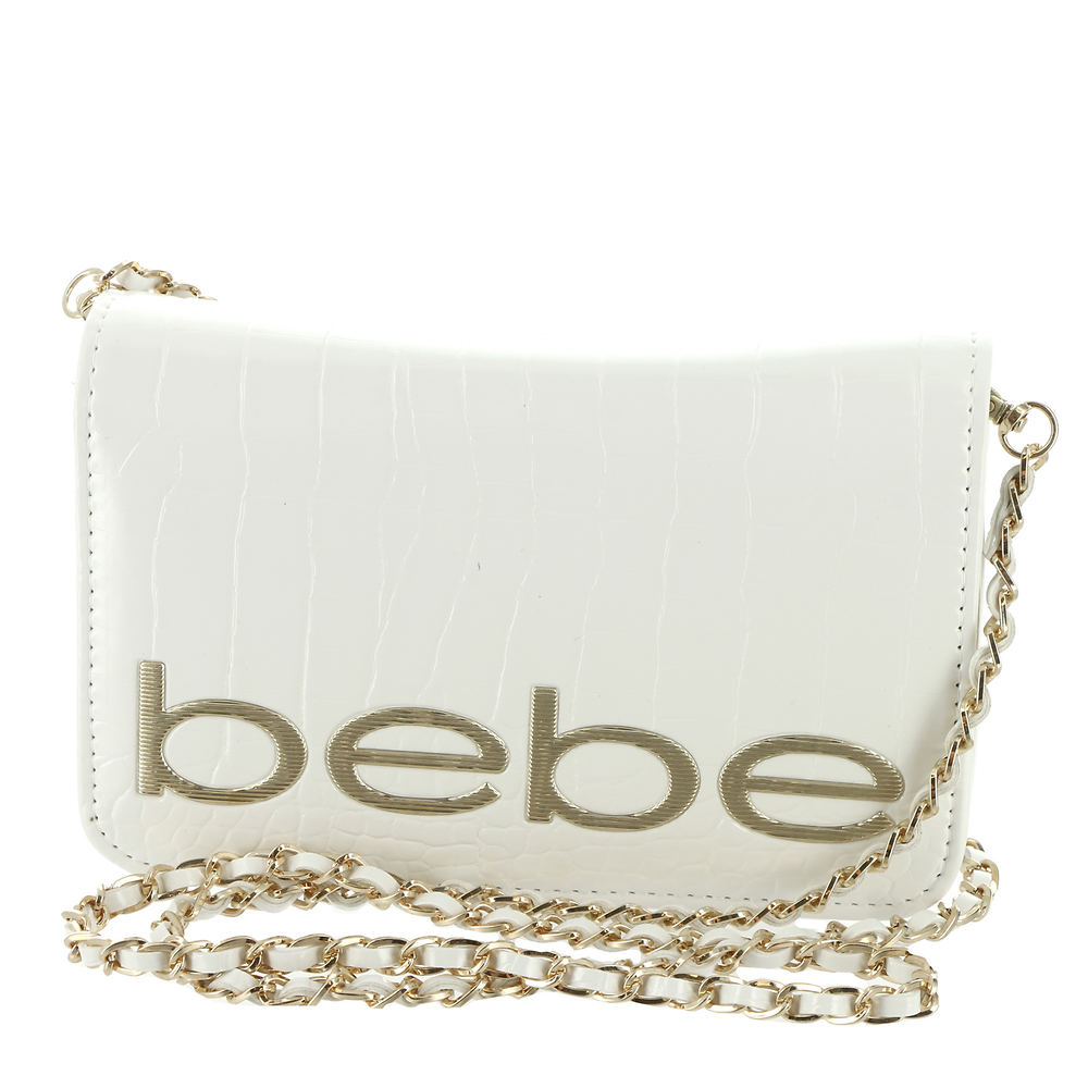 Bebe Leona Croco Crossbody Bag Free Shipping At Shoemall Com