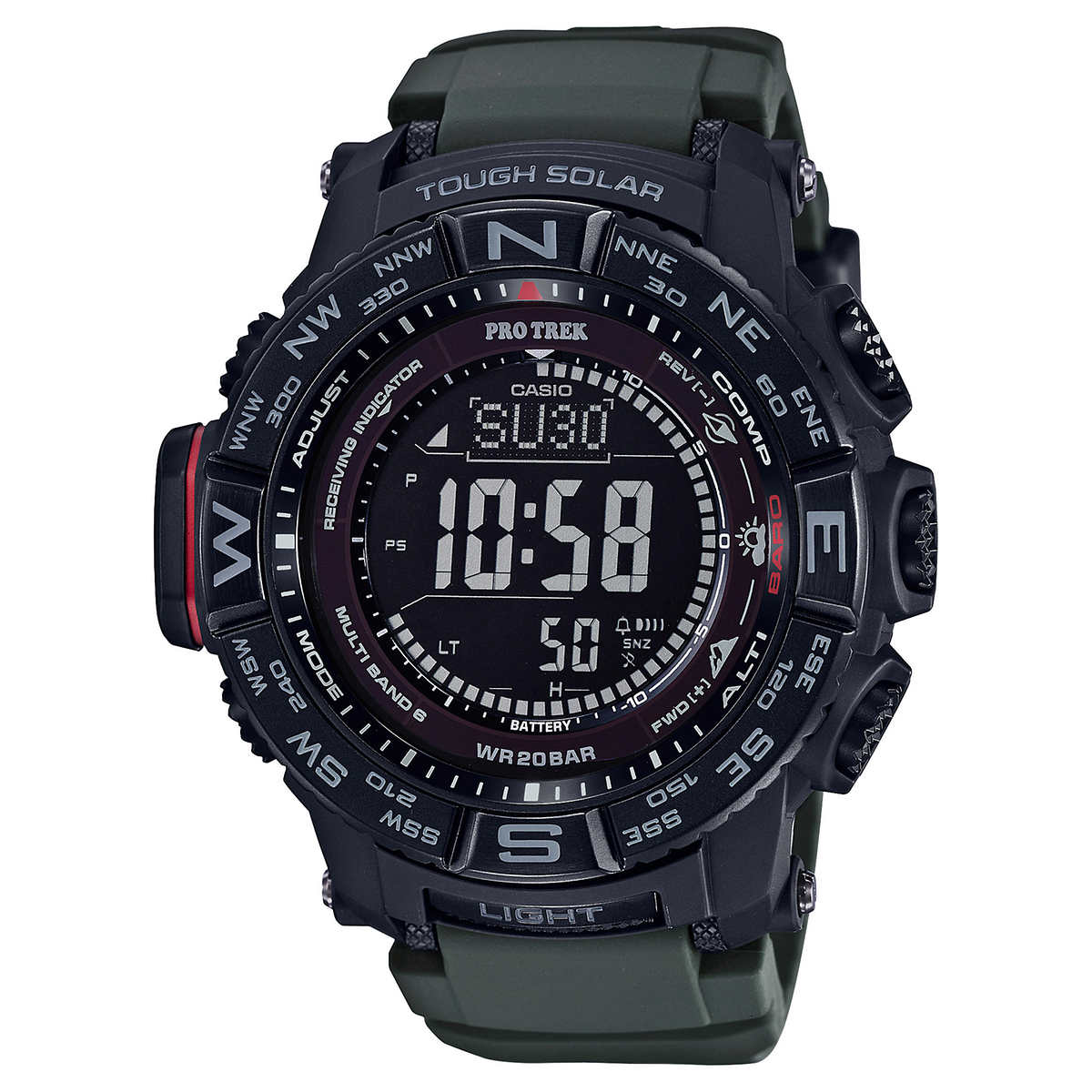 Casio Pro Trek Solar Black Dial Men's Watch | Costco