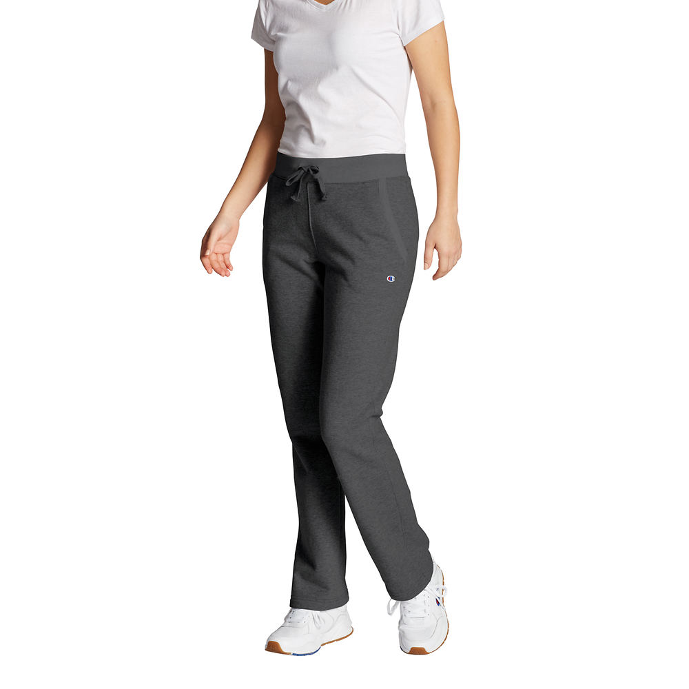 Champion Women's Fleece Open Bottom Pants