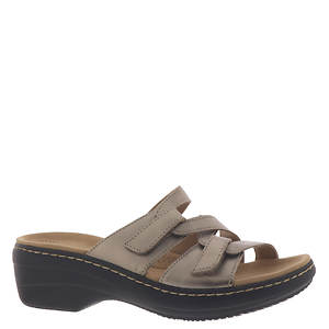 Clarks womens delana liri slide sandals best sale