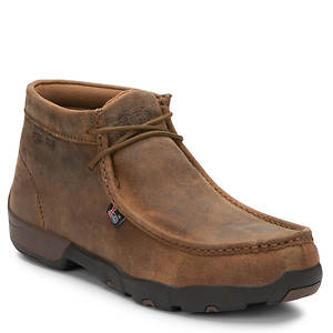 Justin driving hot sale mocs steel toe