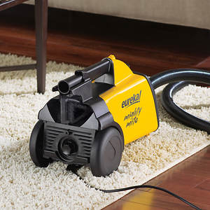 Eureka Rally 2 Canister Vacuum With Hose Wand Attachment- No Bags deals -Black Tested