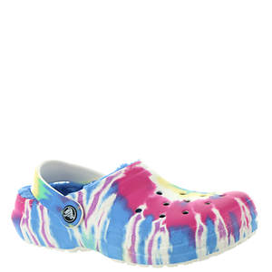 Classic lined tie dye crocs hot sale