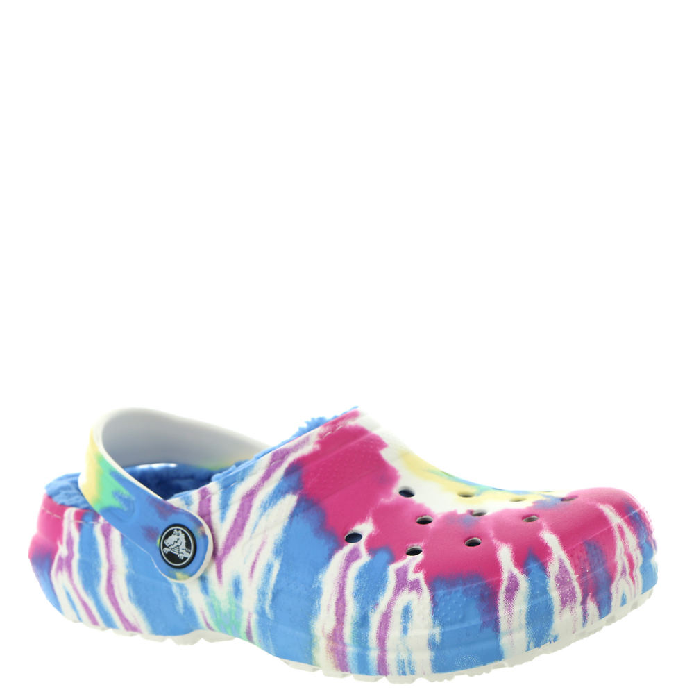 Girls tie shop dye crocs