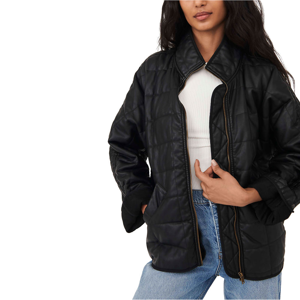 Dolman quilted jacket free on sale people