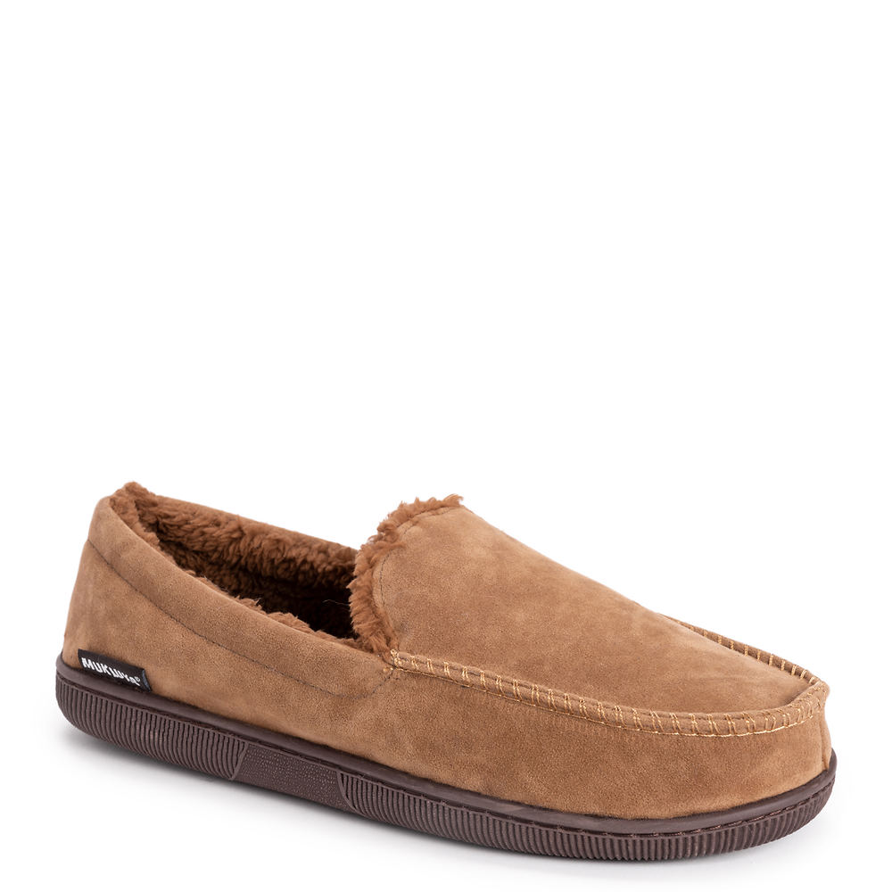 Faux suede best sale moccasin slippers