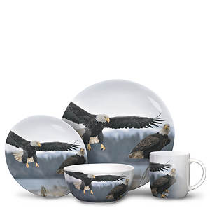 16-Piece Wildlife Dinnerware Set