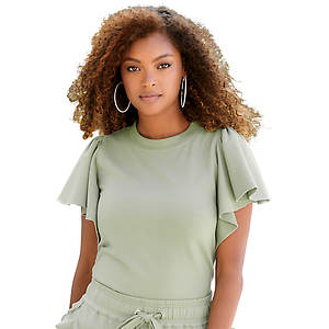 Jordan ruffle sale top