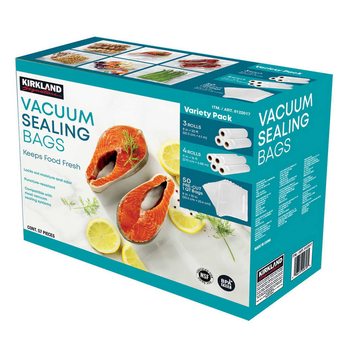 VacMaster Vacuum Sealer Pre-Cut Bags 6x10 -Pint Size - Pac Knife Sales, LLC